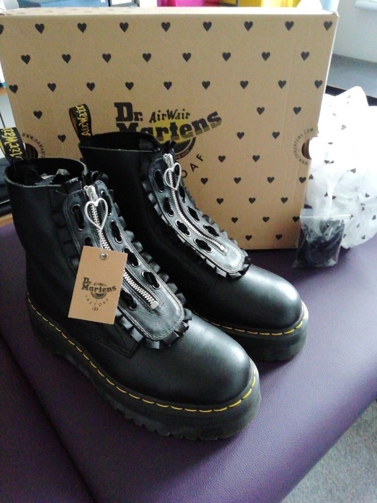 lazy oaf dr martens jungle boots